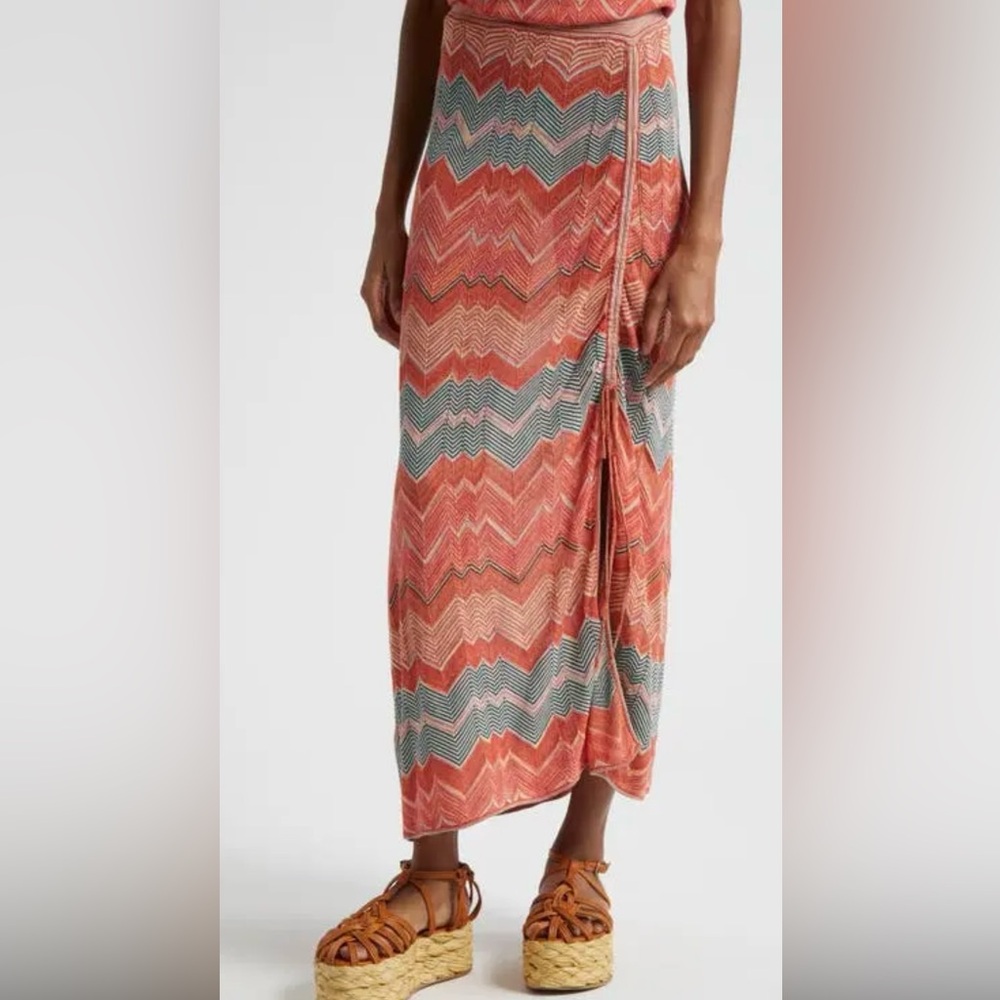 Ulla Johnson Leilani Chevron Sweater Skirt